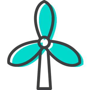 icone de um gerador eolico